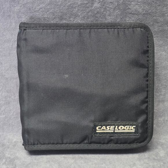 Case Logic Black CD Carrying Case Holds 24 DVD CD Music Movies - Picture 8 of 8